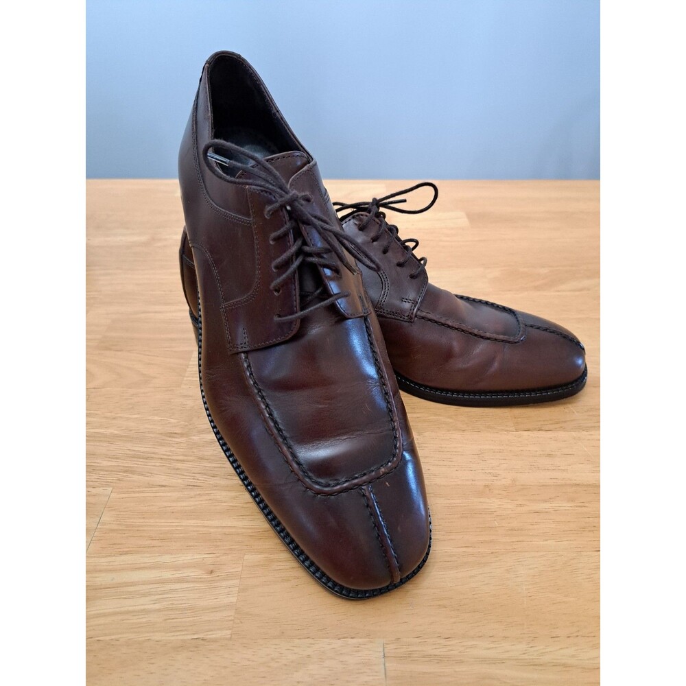 Cole Haan Eaton Split Toe C04717 Brown Lace Up Dress Oxfords Men's US 10.5 M